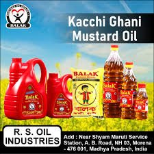Balak Kachi Ghani Mustard Oil Pouch 1 ltr