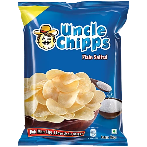 Uncle Chips Plain Salted (Mrp 20/-)
