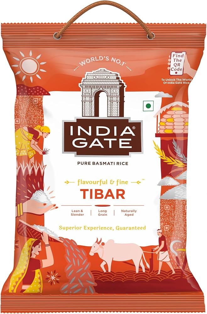 India Gate Tibar Basmati Rice 1 Kg