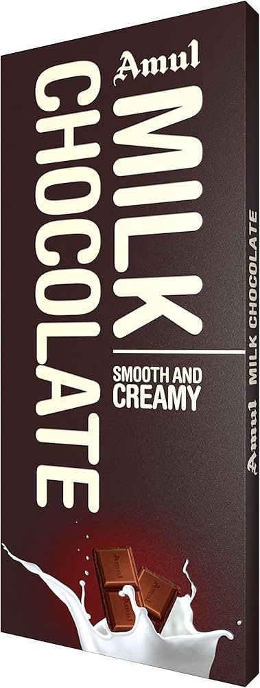 Amul Milk Chocolate 35 g (Mrp 45/-)