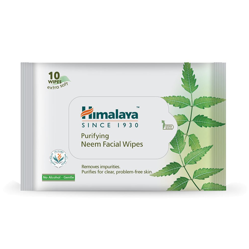 Himalaya Purifying Neem Facial Wipes (10'Nos)