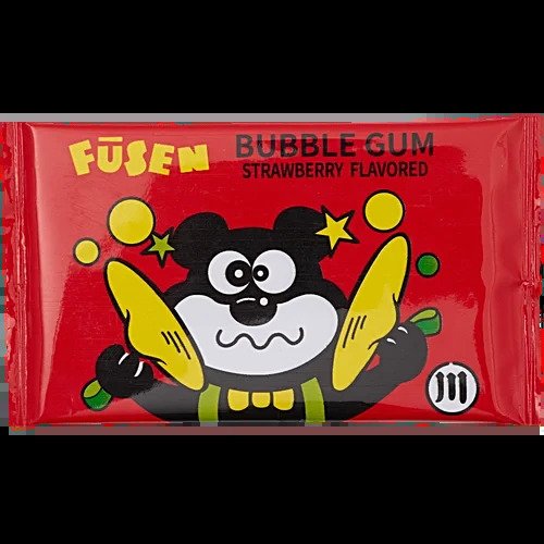 Fusen Bubble Gum Strawberry Flavored (Imported)