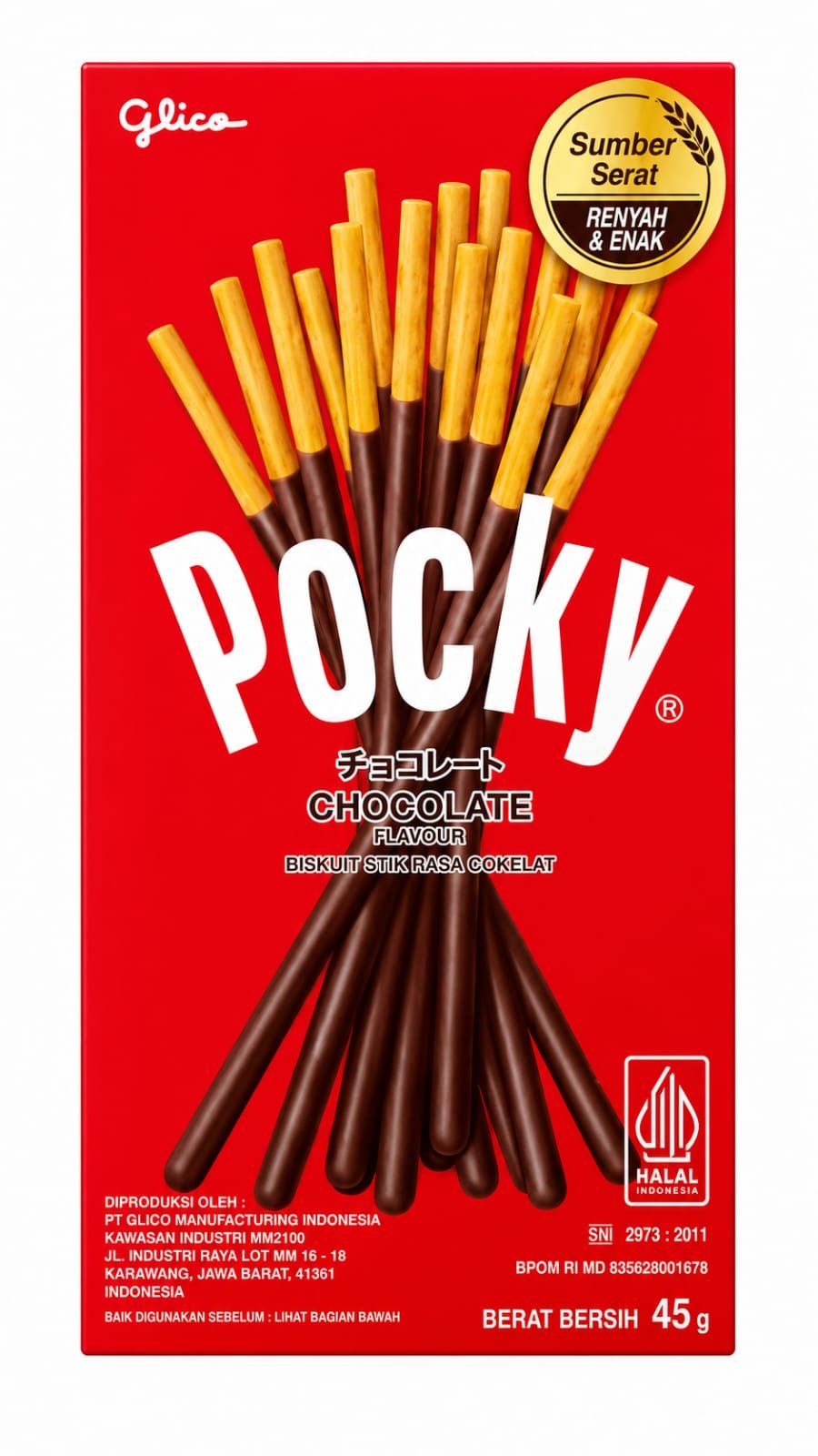 Pocky Biskuit Stik Chocolate (Imported)