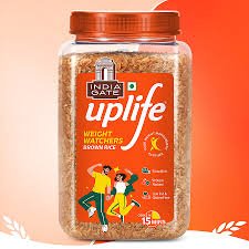 India Gate Weight Watchers Brown Rice 1 Kg (Jar)