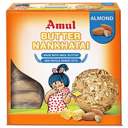 Amul Nankhatai Almond Cookies 200 g