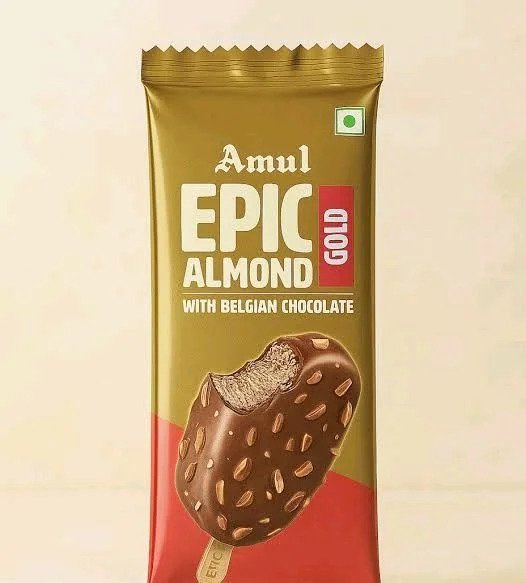 Amul Epic Almond Gold Ice Cream