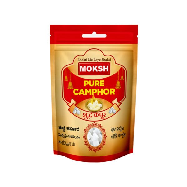 Moksh Pure Camphor (Kapur) Pouch 50 g