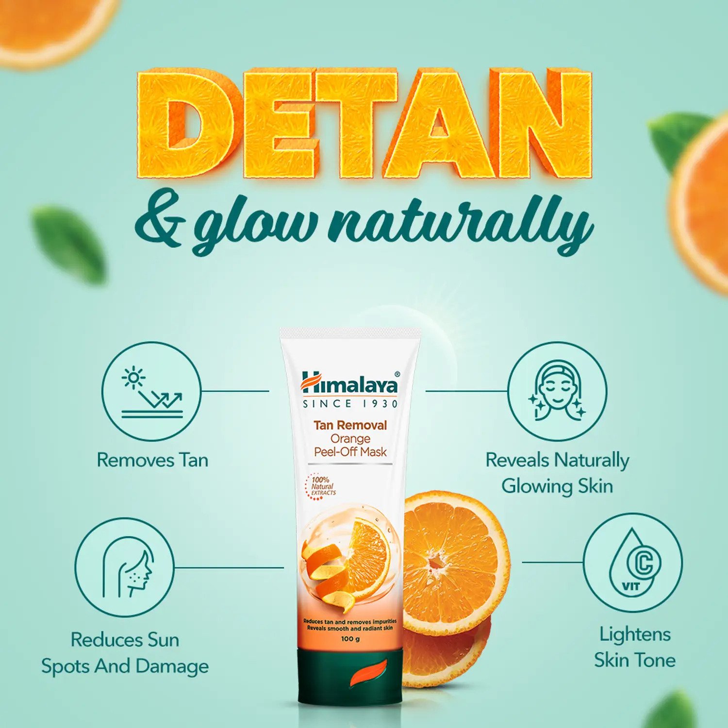 Himalaya Tan Removal Peel Off Mask 50 g