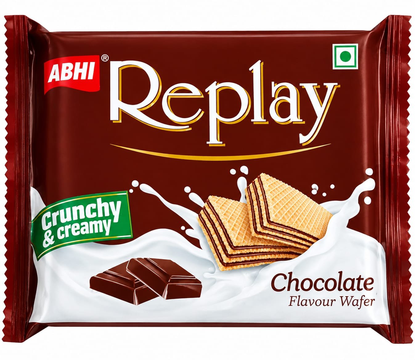 Replay Crunchy & Creamy Chocolate Flavour Wafer