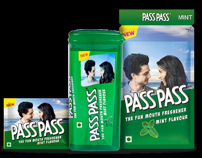 Pass Pass Mint Flavour Mouth Freshener