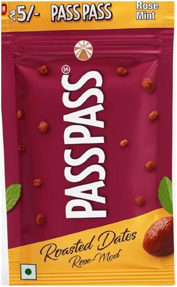 Pass Pass Roasted Dates Rose Mint Flavour